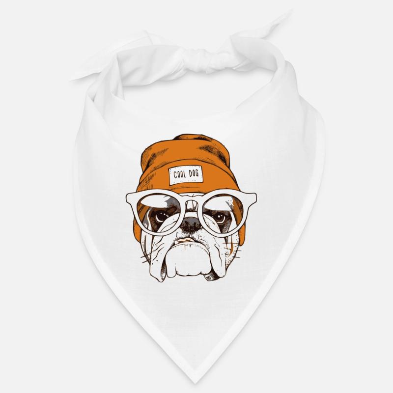 Cool hipster dog Bandana