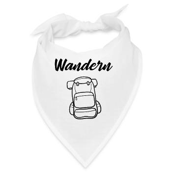 Wandern Backpack - Bandana - Weiß - Vorne
