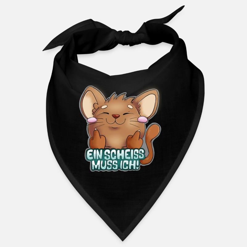 Katze - Ein Schei* muss ich! Bandana
