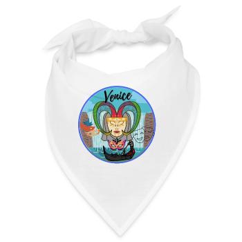 Venedig, Italien - Bandana - Weiß - Vorne