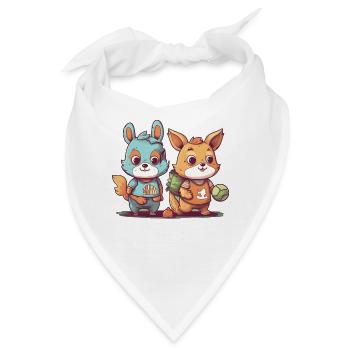 Animal Athletes - Bandana - Weiß - Vorne