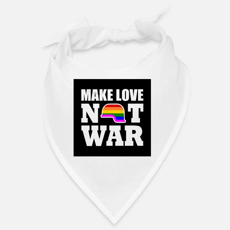 Make love not war Bandana