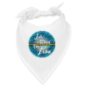 jah road to zion - Bandana - Weiß - Vorne