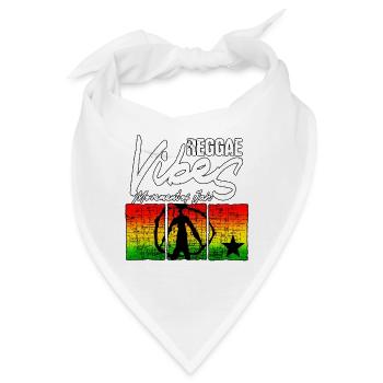 Reggae vibes int. - Bandana - Weiß - Vorne
