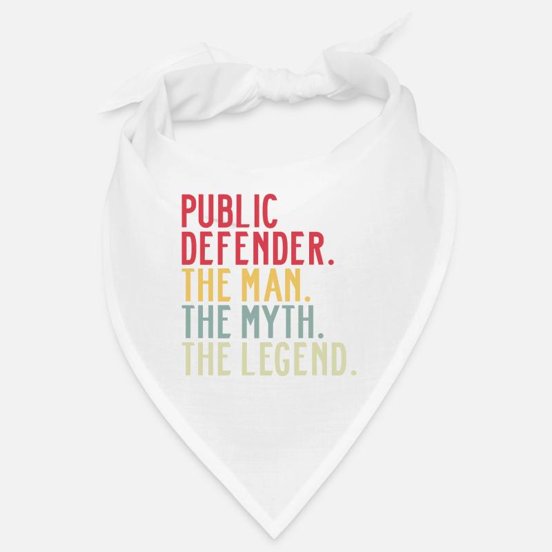 Public Defender Pflichtverteidiger Dad Sprüche Bandana