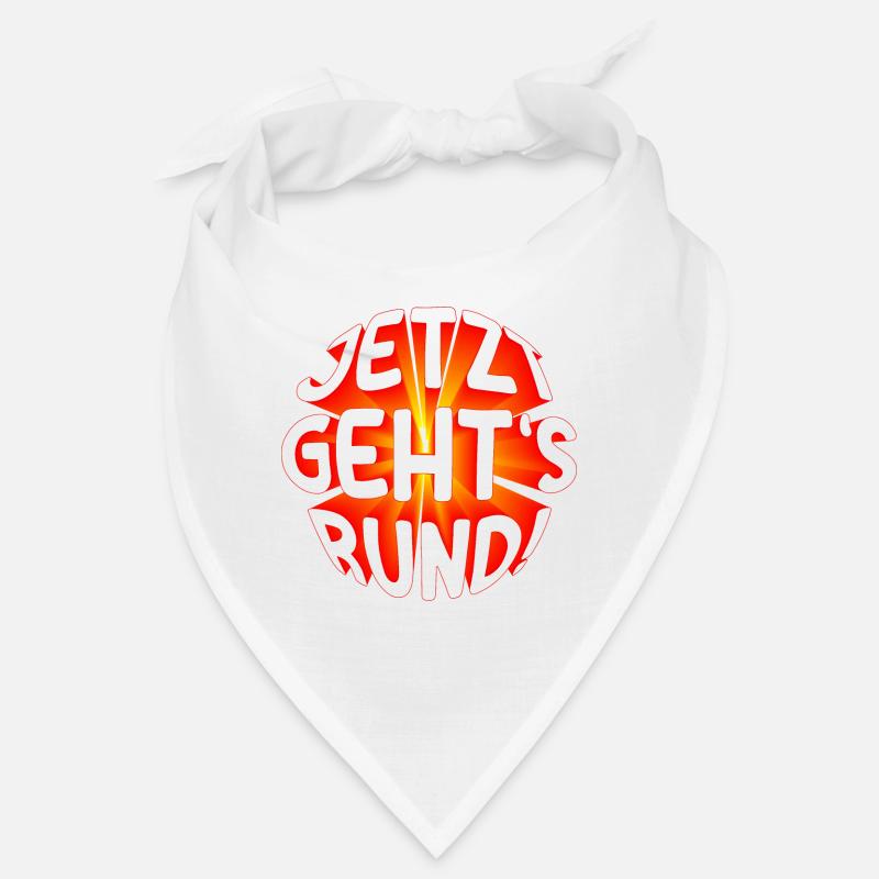 Jetzt gehts rund 3D - Bandana - Weiß