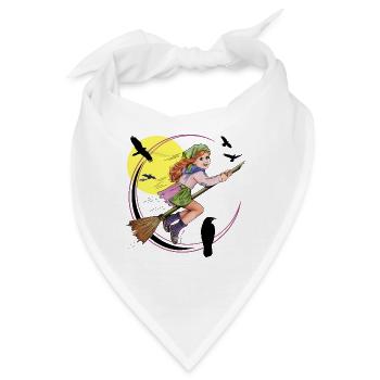 kleine Hexe - Bandana - Weiß - Vorne