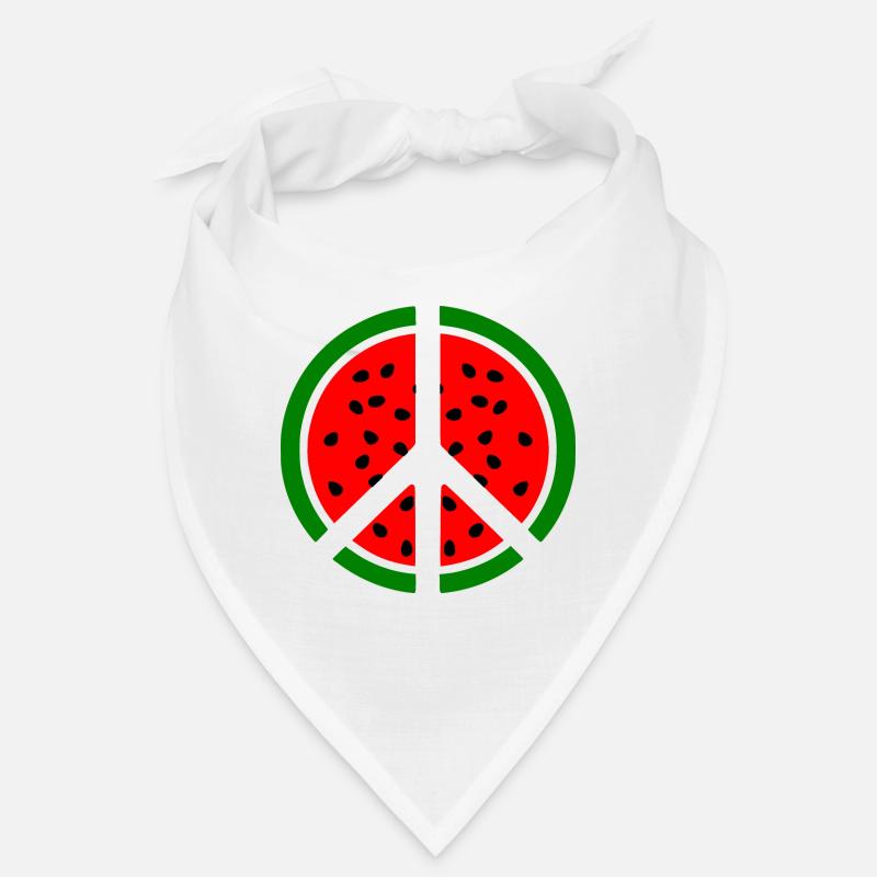 Signe de paix pastèque melon Bandana