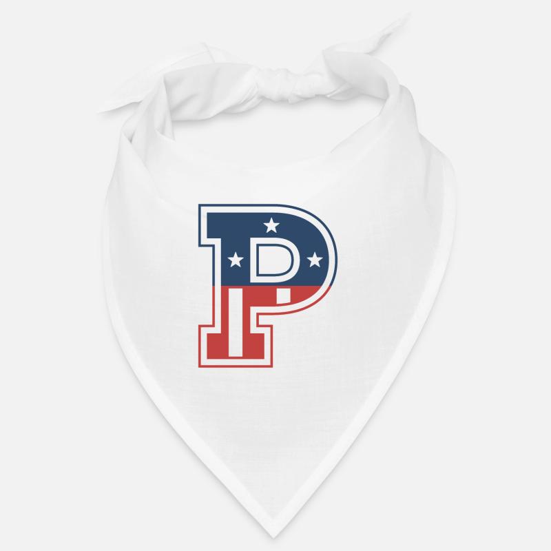 Lettre P États-Unis Bandana