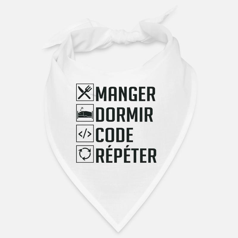 Manger, Dormir, Code, Répéter Bandana