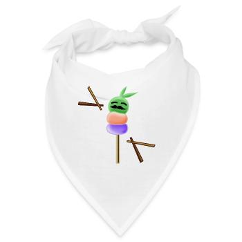 Aufspießen von Sprossen! - Bandana - Weiß - Vorne