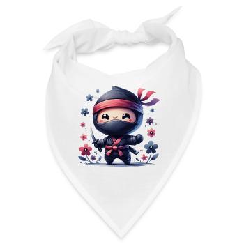 Ninja - Bandana - Weiß - Vorne