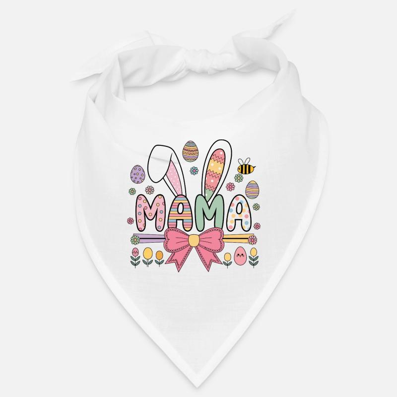 Easter Day Womens Leopard Mama Bunny Rabbit Bandana