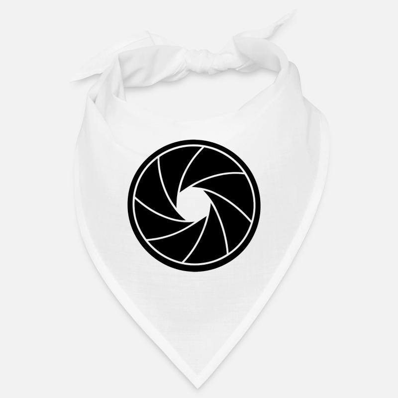 Spirale d’ouverture noir et blanc Bandana