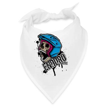 Enduro-Fahrt - Bandana - Weiß - Vorne