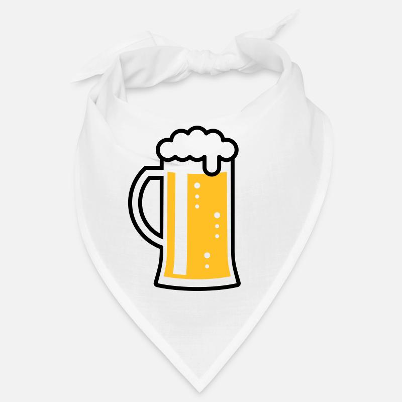 Chope de bière (Bière / Chope de bière / Verre à bière / L / 2C) Bandana
