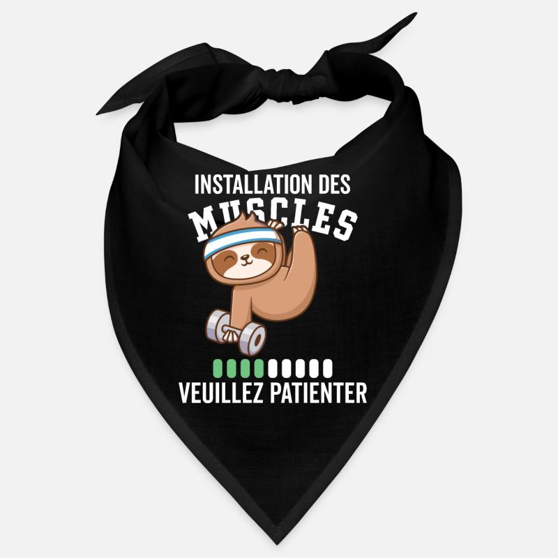 Muskelinstallation: Bitte warten Bandana