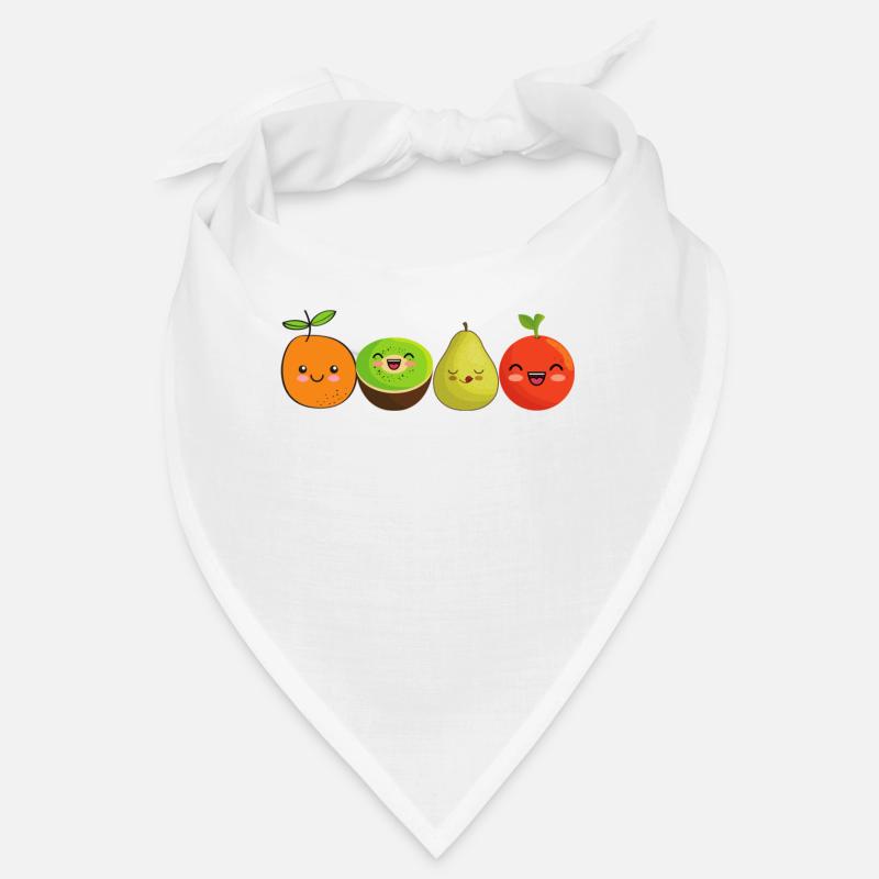 Funny fruit in a row Bandana