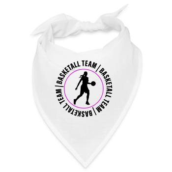 Basketball Team Verein Frau - Bandana - Weiß - Vorne