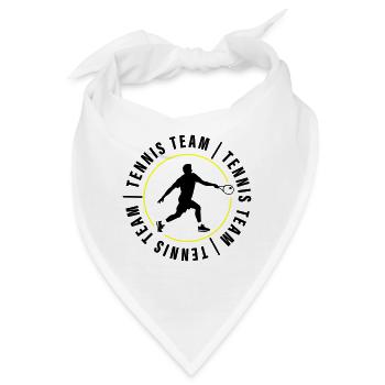 Tennis Team Verein Spieler - Bandana - Weiß - Vorne