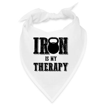 therapie gym - Bandana - Weiß - Vorne