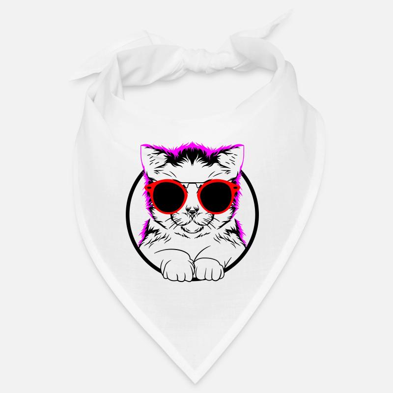 Farben änderbar | COOL CAT - COOLE KATZE Bandana