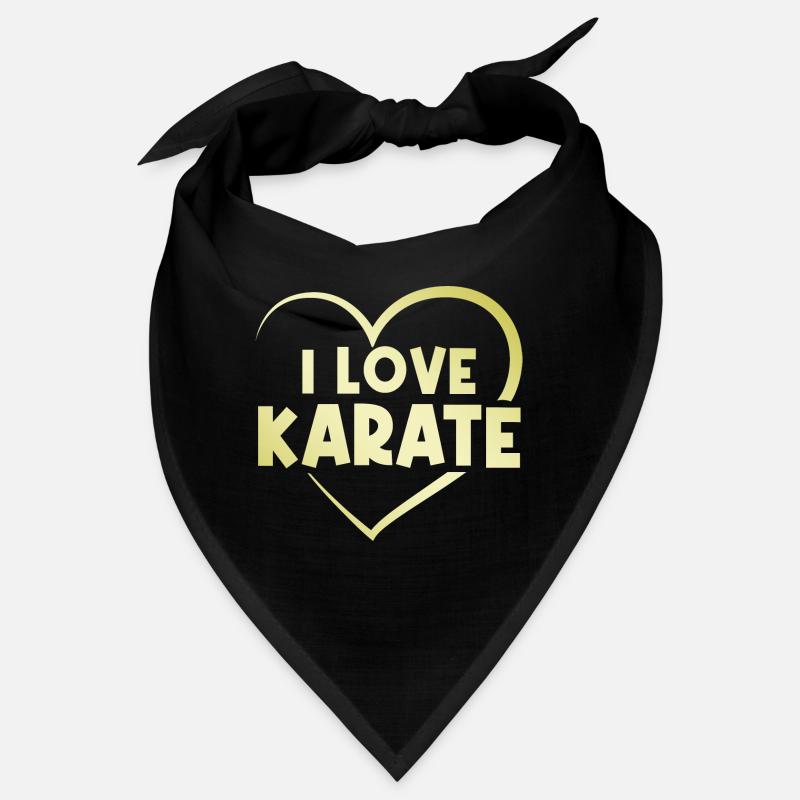 J’aime le cœur de karaté Bandana