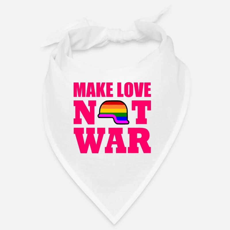 Make love not war Bandana