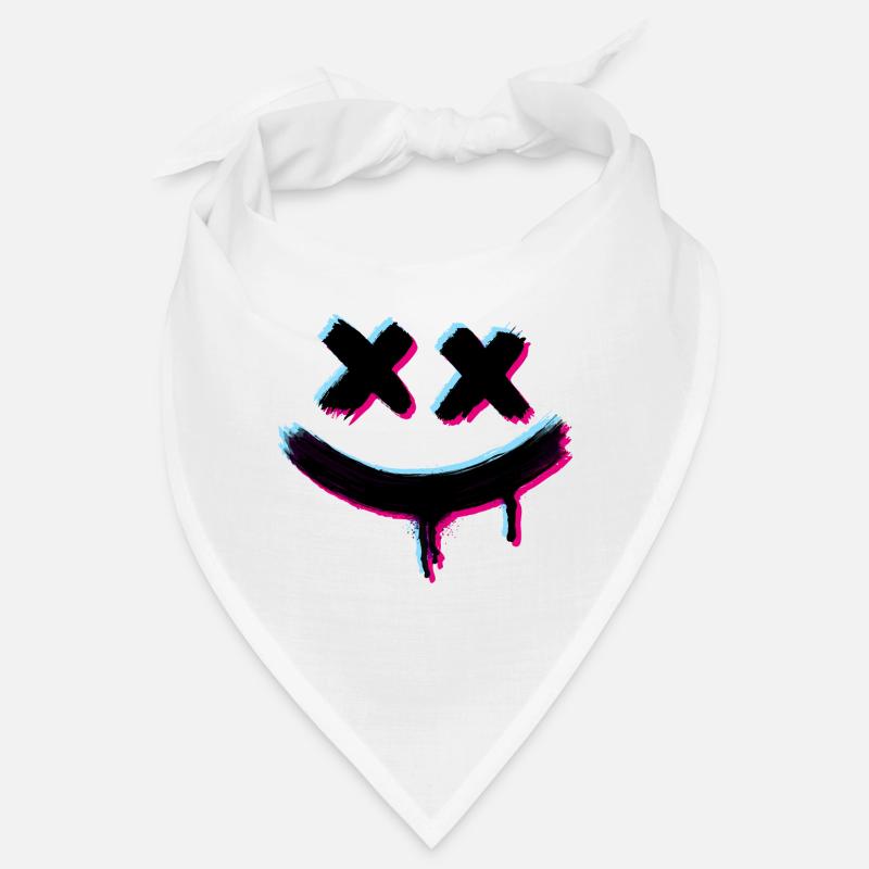 Smiley Glitch Evil Bandana
