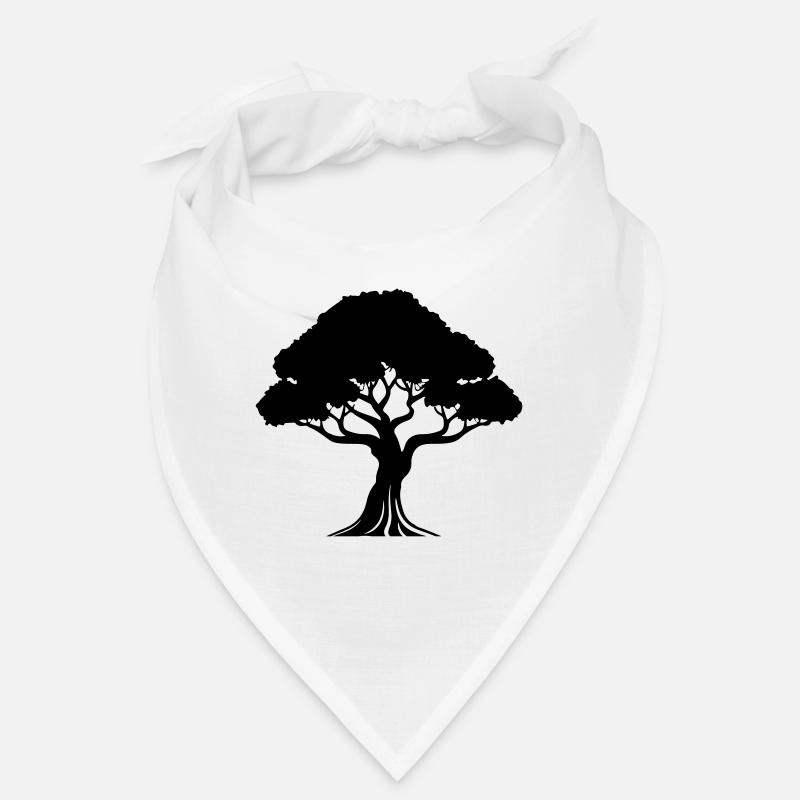Baum Symbol Silhouette Bandana
