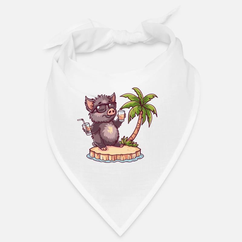 Cochon Été Sanglier Bandana