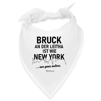 Bruck an der Leitha - Bandana - Weiß - Vorne