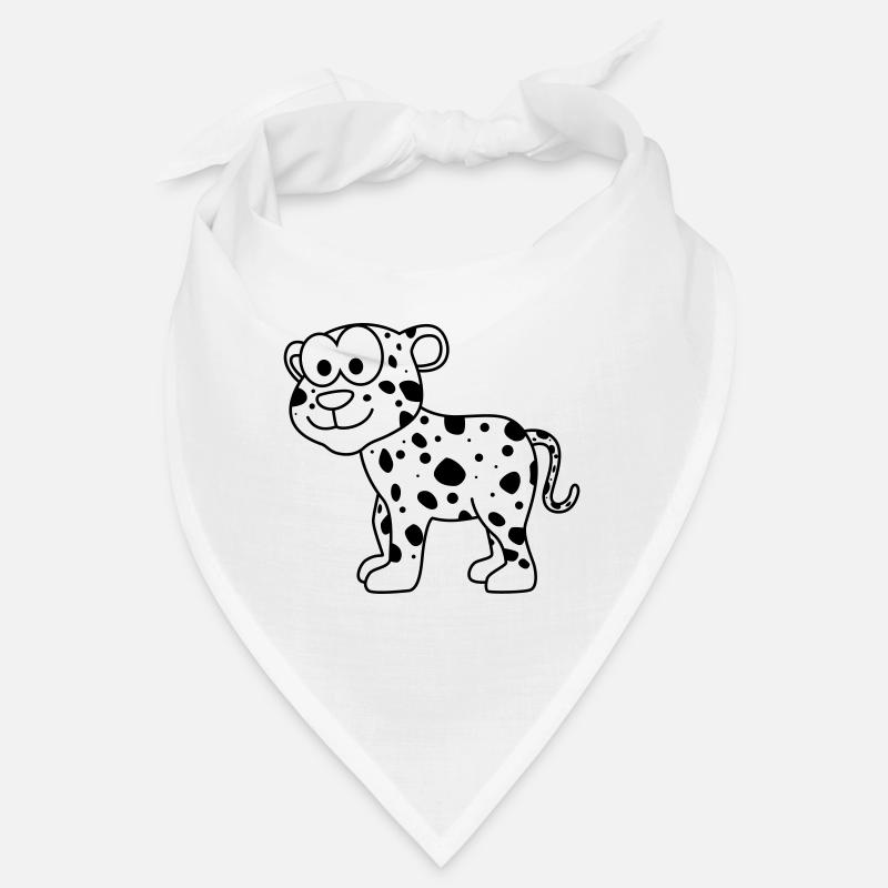 Léopard Comic Animal Bandana