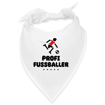 Fussball Profi - Bandana - Weiß - Vorne