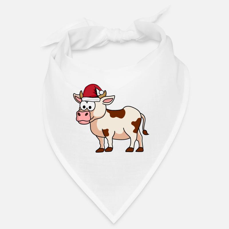Vache Bande Dessinée Noël Bandana