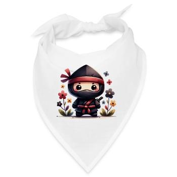 Ninja - Bandana - Weiß - Vorne