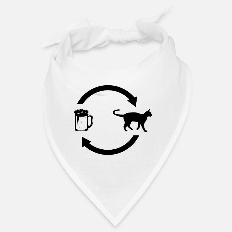 Beer loading arrows and cat - Bandana