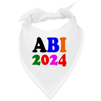 Abi 2024 - Bandana - Weiß - Vorne