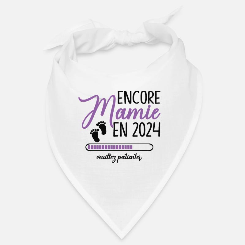 Encore Mamie 2024 Cadeau Future Grand Mère Bandana