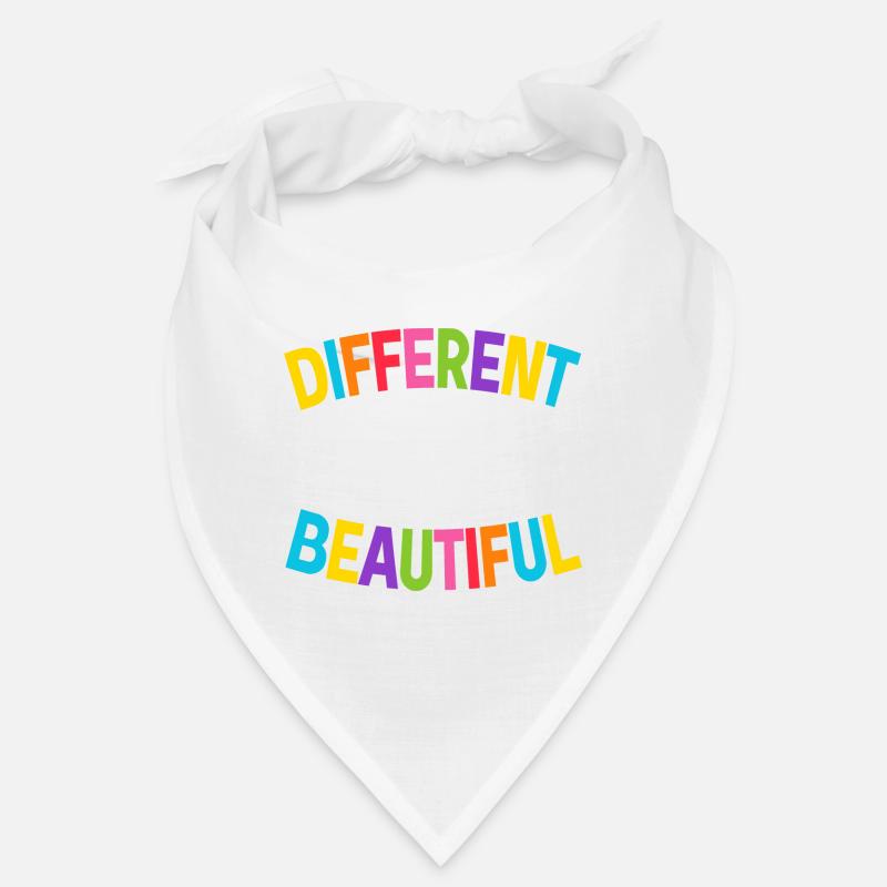 Different Is Beautiful - Bandana - Weiß