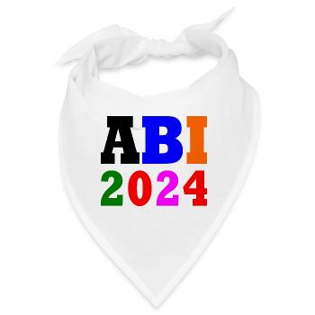 Abi 2024 - Bandana - Weiß - Vorne