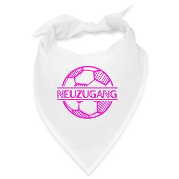 Neuzugang - Fußballspieler, Junge, Mädchen, Baby - Bandana - Weiß - Vorne