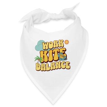 Kitesurfen Kitesurf Kiteboard - Bandana - Weiß - Vorne