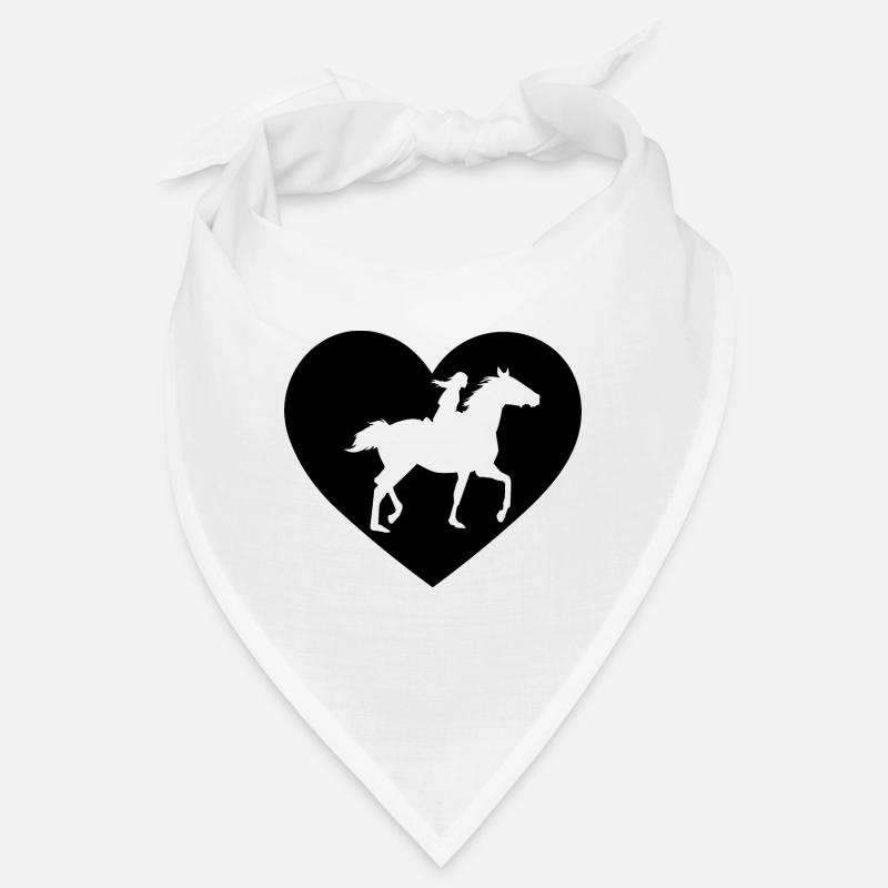 Herz 1 und Pferd - (2) Bandana