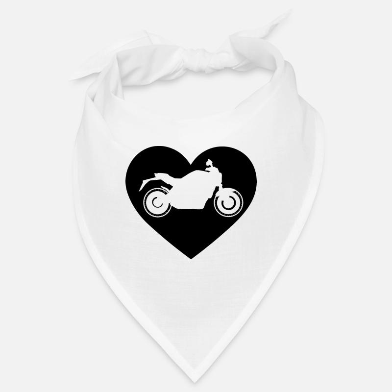 Herz 1 und Motorrad - (MOTORRAD) Bandana