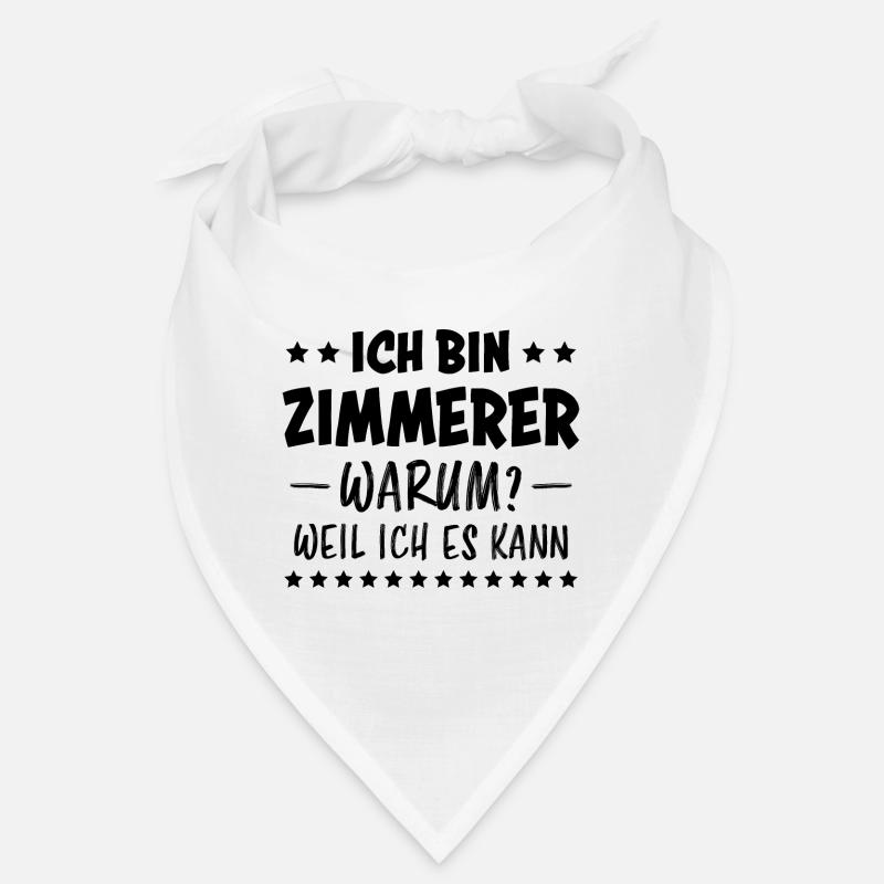 Zimmerer Lustiger Spruch Fun Zimmermann Geschenk Bandana