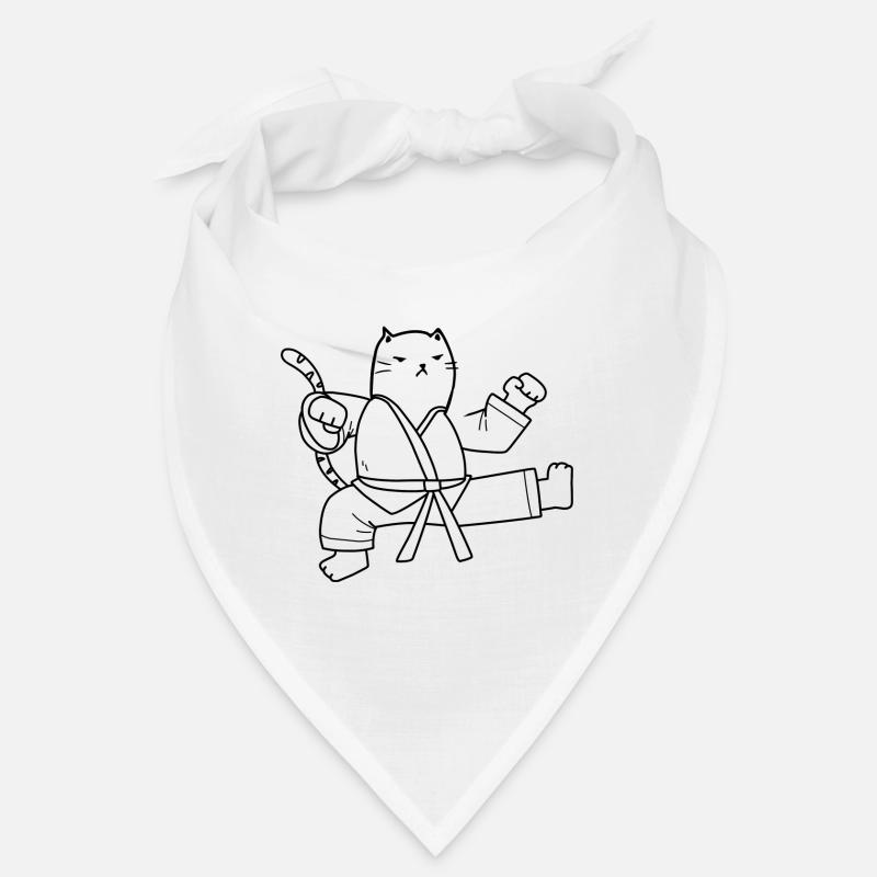 Un drôle de chat de karaté Bandana