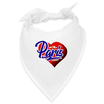 Paris - Bandana - Weiß - Vorne
