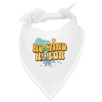 Kitesurf Kitesurfer Kiteboard - Bandana - Weiß - Vorne