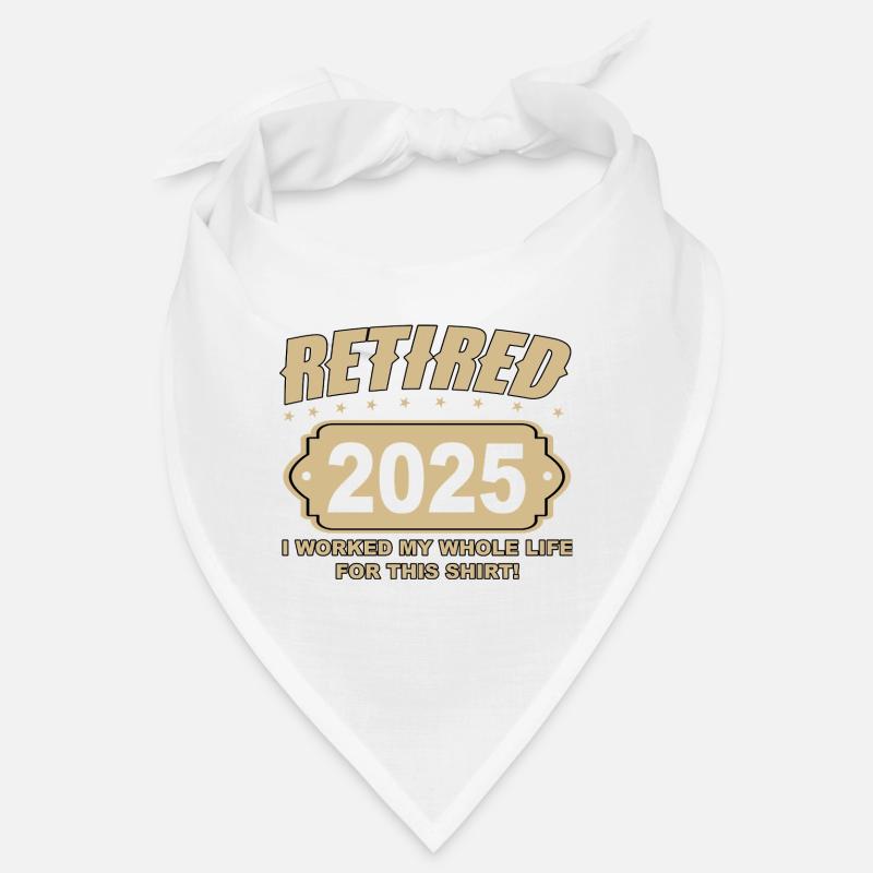 Retraité 2025 - Enfin retraité Bandana